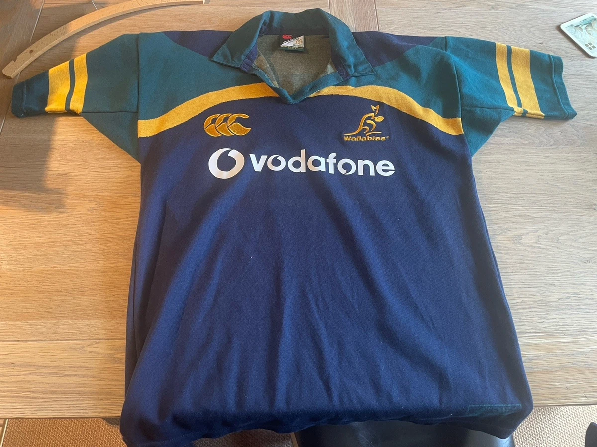 Maillot Australie Wallabies 1995 Maillot Australie Wallabies Canterbury Coupe Du Monde 1995 - Taille XL, Couleur Moutarde Verre Rugby