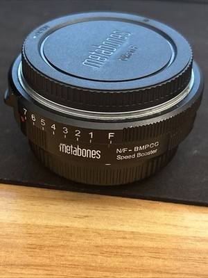 Metabones Nikon F to BMPCC Speed Booster