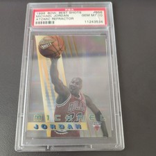 1996-97 Bowman's Best Shots - Michael Jordan #BS6 Atomic Refr - PSA GEM MT 10