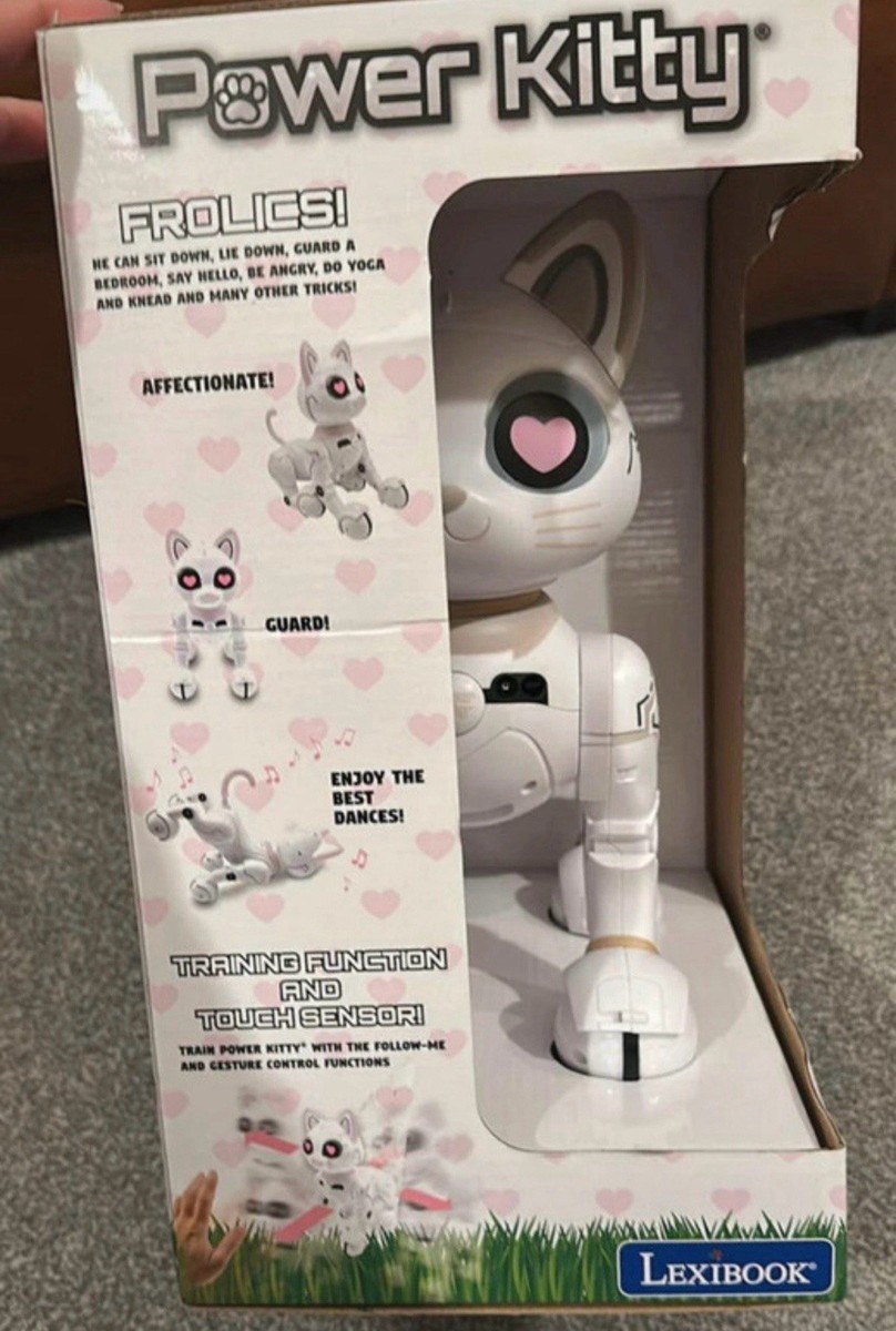 Lexibook Power Kitty Remote Control Robot Cat, Programmable Smart