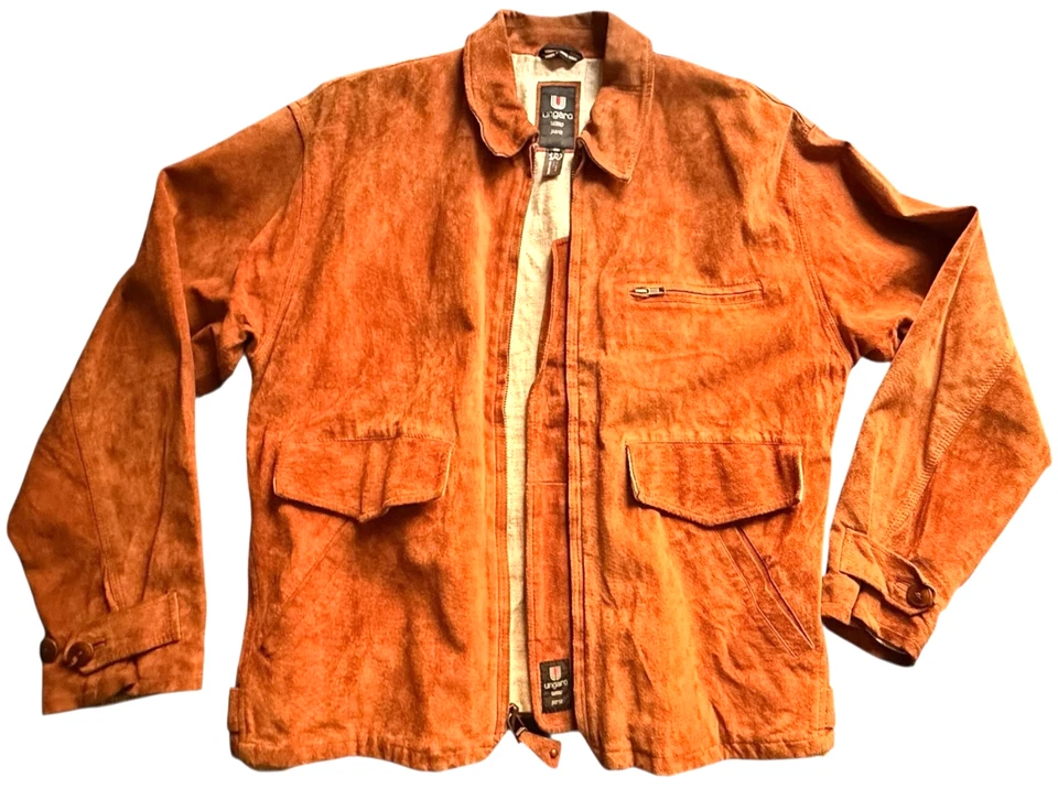 Lujo Gamuza Cuero Genuino HUNGRÍA PARÍS Talla 40 Shell Col Cobre + Forro de Lino Foto 2 de 4