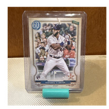 Topps 2020 Gypsy Queen Yordan Alvarez RC Rookie Card Houston Astros #137. rookie card picture