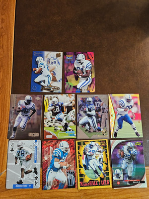 MARSHALL FAULK - **Premium Lot of 10 Different (2 Ins)** - Colts - All NRMT-MINT