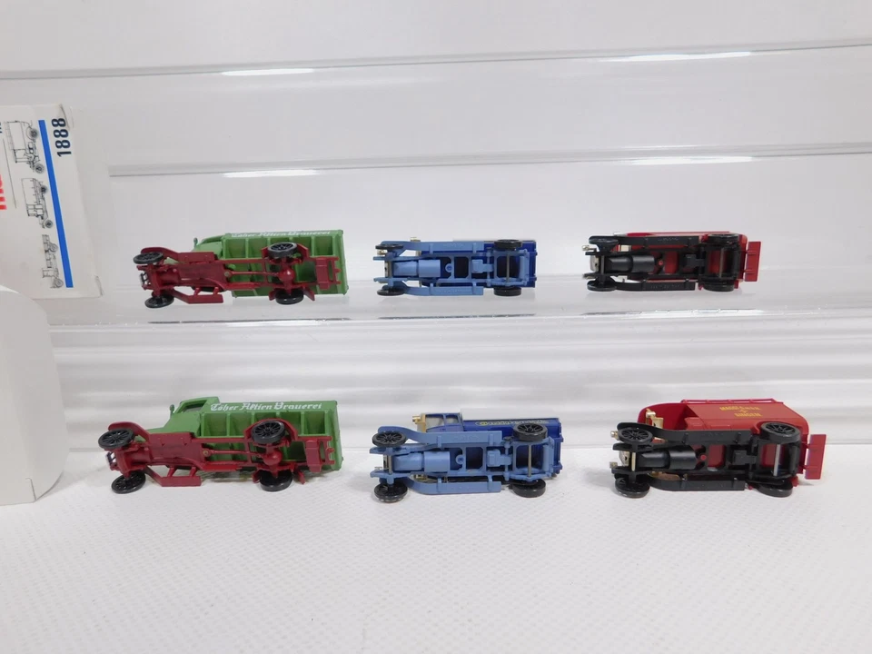 2X Märklin H0 1:87 1888 Oldtimer Continental Maggi Tölzer Mint Box #DI836-0,5 - Immagine 3 di 4