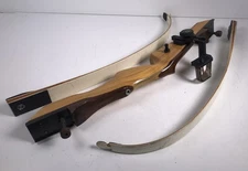 Vintage Wood Hoyt Easton Recurve Archery Bow Polaris 30# 