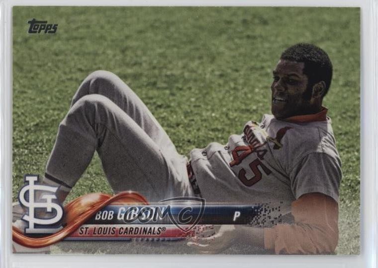 2018 Topps Update Legend Variation SP Legend Variation Bob Gibson #US111 HOF 5h8