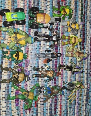 Playmates TMNT Mixed Lot Figures Teenage Mutant Ninjat Turtles