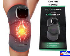 RejuvaKnee Advanced Knee Relief Heat Massage Compression Wireless Rechargeable