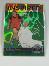 2025 Leaf Metal Women Of Sport Inspired Green Lava #28 Te-Hina Paopao 1/1