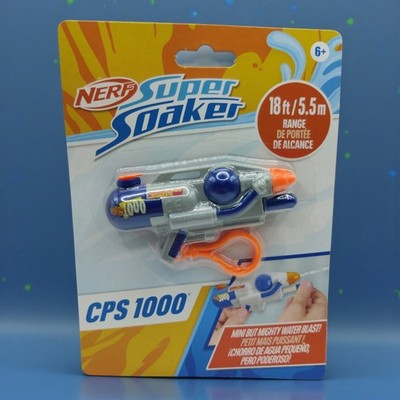 Nerf Mini Super Soaker CPS 1000 Keychain Small Water Blaster Gun New & Sealed