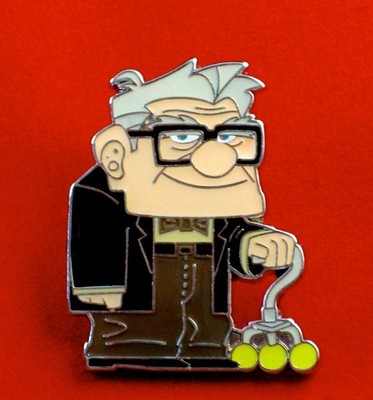 DLP Paris Disney Pin Up Movie Ellie's Love Carl Fredricksen Smile Walker Tennis
