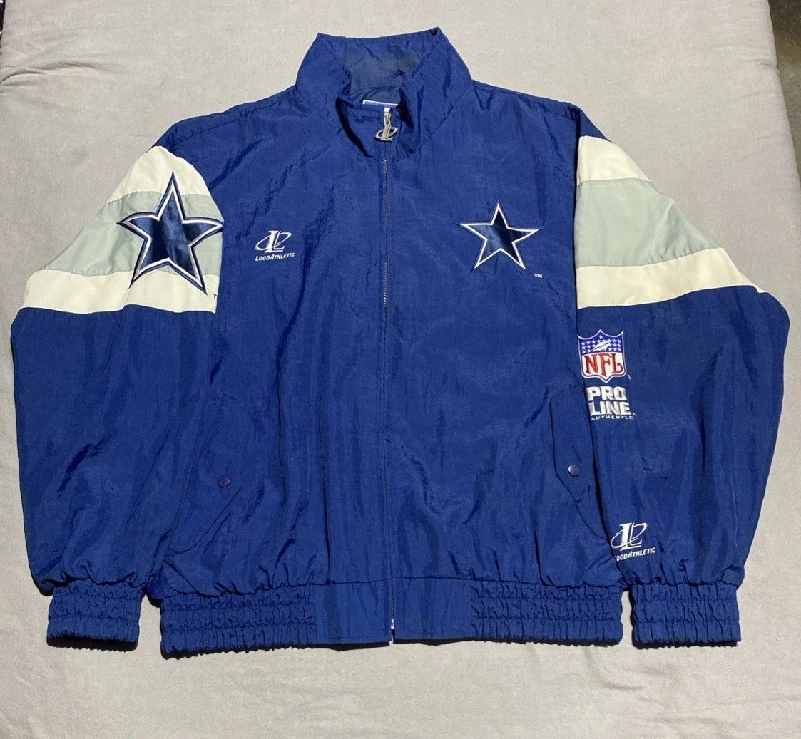 Dallas CowboysジャケットNFL PROLINE Nike Vintage Dallas Cowboys Logo Athletics NFL Proline Windbreaker
