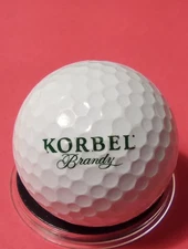 KORBEL BRANDY LOGO GOLF BALL GREAT FOR ANY VINTAGE COLLECTION!