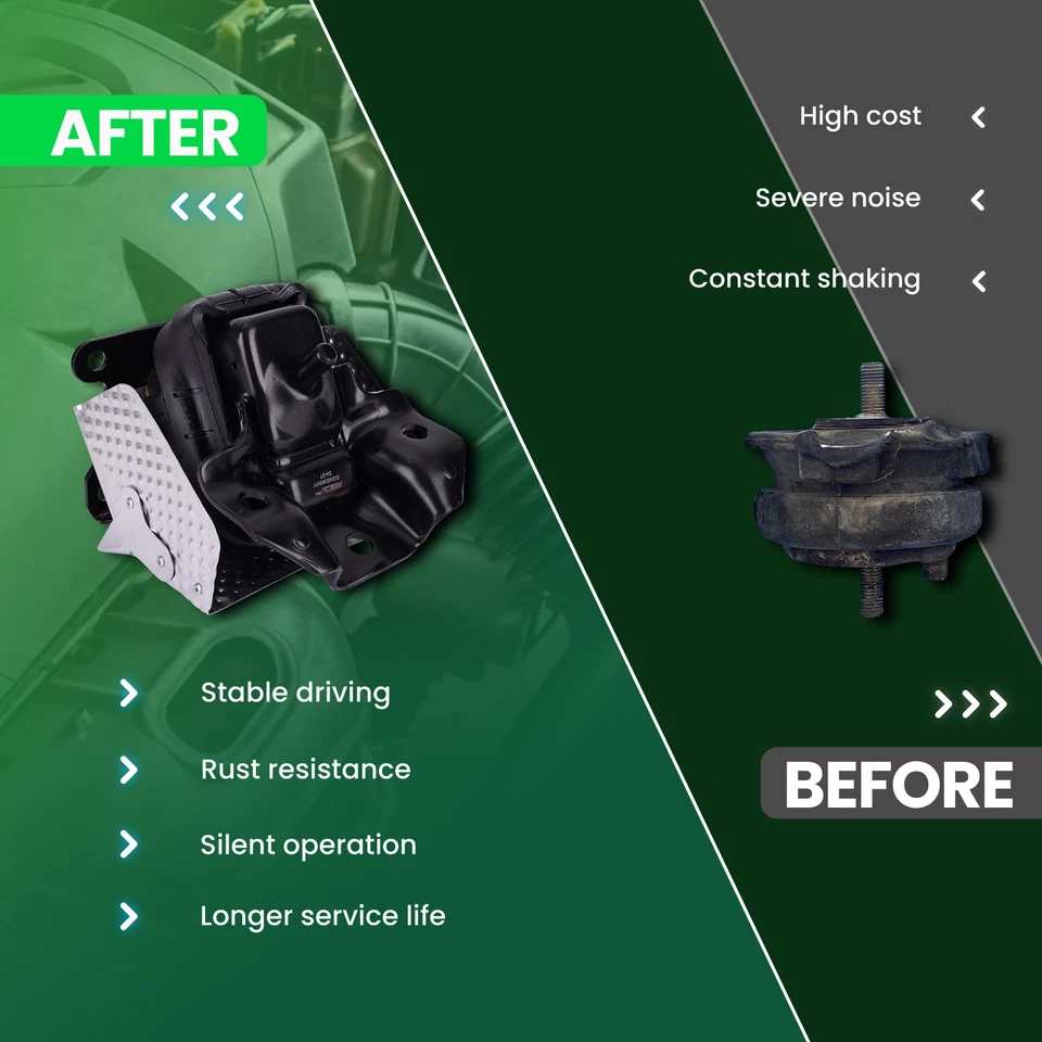 2x Montaje de motor delantero con soporte para Cadillac Chevrolet Suburban GMC Sierra Foto 4 de 4