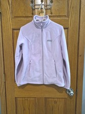 Columbia Benton Springs Womens Lavender Fleece Full Zip Jacket Med NEW