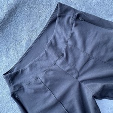 Athleta Pants Womens 16 Black Straight Leg Crop Pockets Stretch