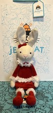 JELLYCAT CHRISTMAS FESTIVE BITSY BUNNY RABBIT SOFT PLUSH TOY RETIRED 16”