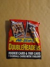 1990 Topps All-Stars DoubleHeaders sealed pack THIS IS FOR 1 PACK — photo 3