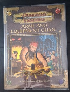 D&D 3.5e Arms and Equipment Guide Good-VG Hardcover Archival Protected Dungeons