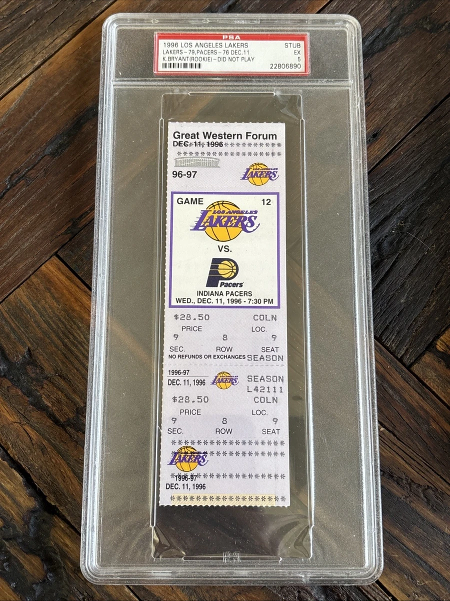 25+ Kobe Bryant 1996 Vintage Sports Ticket Stubs for sale