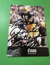 BART STARR AUTOGRAPH (TTM) - 1997 UD LEGENDS - #1- HOF - GREEN BAY PACKERS