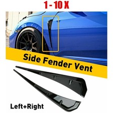 2-20x Black Air Flow Fender Vent Cover Trim Accessories For 2016-21 Honda Civic
