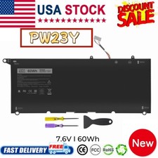 PW23Y Laptop Battery for Dell XPS 13 9360 13.3" InfinityEdge P54G002 Tool