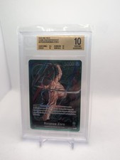 One Piece Roronoa Zoro Zoro Deck OP12-020 Learn Together Pristine BGS 10