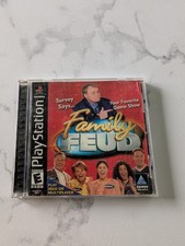 Family Feud PS1 Multiplayer E-Everyone 2000 Hasbro Interactive w/Manual