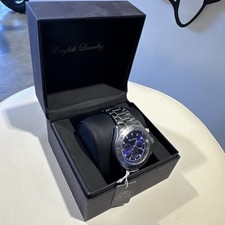 Orologio Cronografo Uomo Acciaio Inox Lavanderia Inglese
