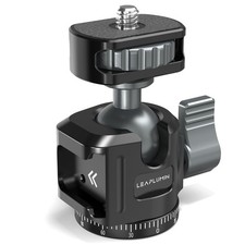 Leaplumin Ball Head for Phone Mount,Aluminum with Cold Black