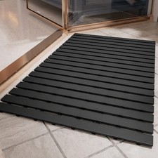 Shower-Mat Non Slip, PADOOR Heavy Duty Bathtub-Mat Curlable Quick Drain Sturd...