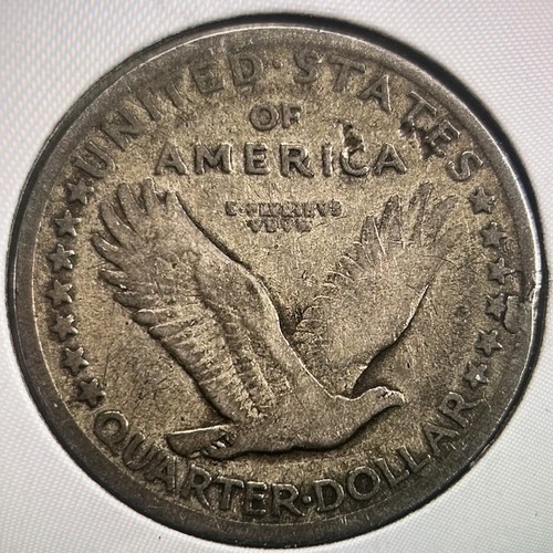 1917 S Standing Liberty Quarter Type 1 VG+ - Picture 2 of 2