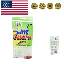 Lot of 12 Lint Snare Fabric Washing Machine Traps with Ties Clamps 6 Packs of 2