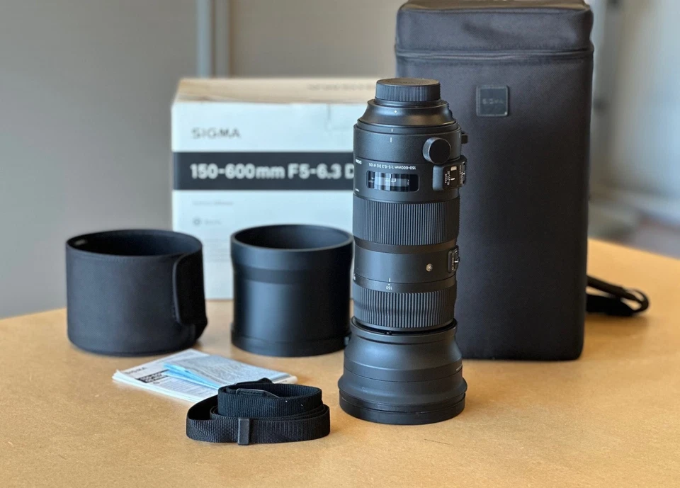Sigma 150-600mm f/5-6.3 DG OS HSM Sports Nikon F | Guter Zustand OVP Gar. - Bild 1 von 4