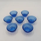 Lot of 7 Vintage Pyrex Cobalt Blue 6oz 175ml Ramekins Custard Cups #463 USA