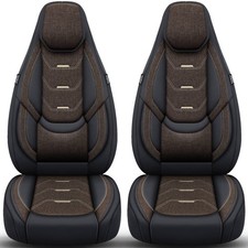 Schonbezüge Sitzbezüge für Jeep Grand Cherokee WK2 FL Bj ab 2017 in Schwarz/Brau