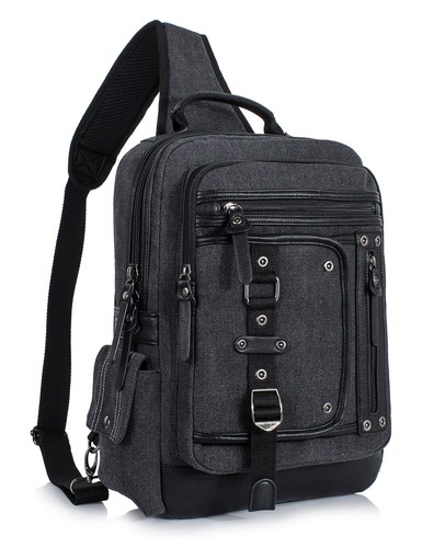 Retro Messenger Bag Men Sling Bag Outdoor Cross Body Bag Shoulder Bag 