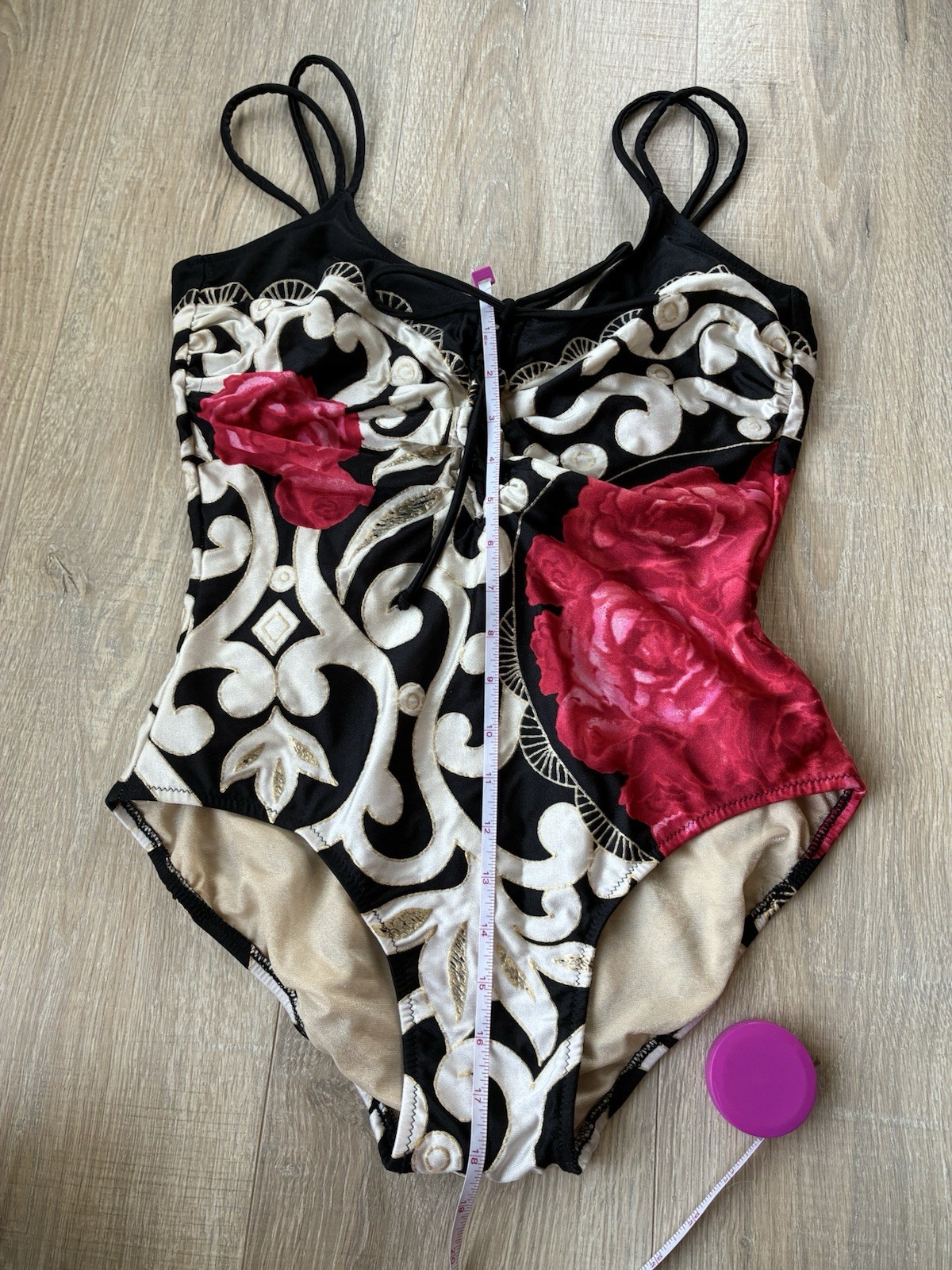 Gottex Vintage Lace Front Swimsuit 80’s 90’s. No Label Size.