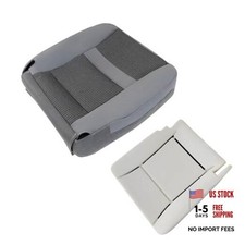 Gray Driver Side Bottom Replacement Cloth Seat Cover Seat Foam Cushion