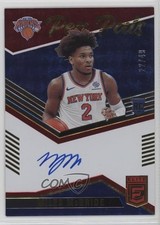 2021-22 Donruss Elite Pen Pals Red /49 Miles McBride #PP-MMC Auto 02ez