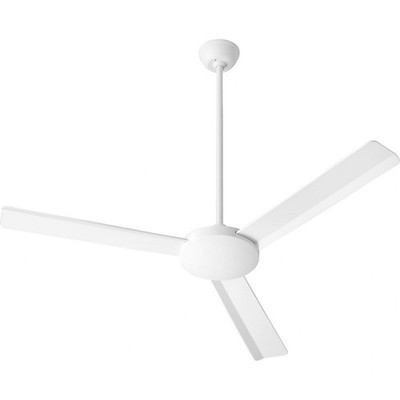 Used Quorum Lighting 60523-8 Aerovon - 52 Inch 3 Blade Industrial Ceiling