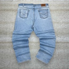 Vintage 90s Levis Jeans 540 42x30 Relaxed Fit Light Wash Denim Made in USA