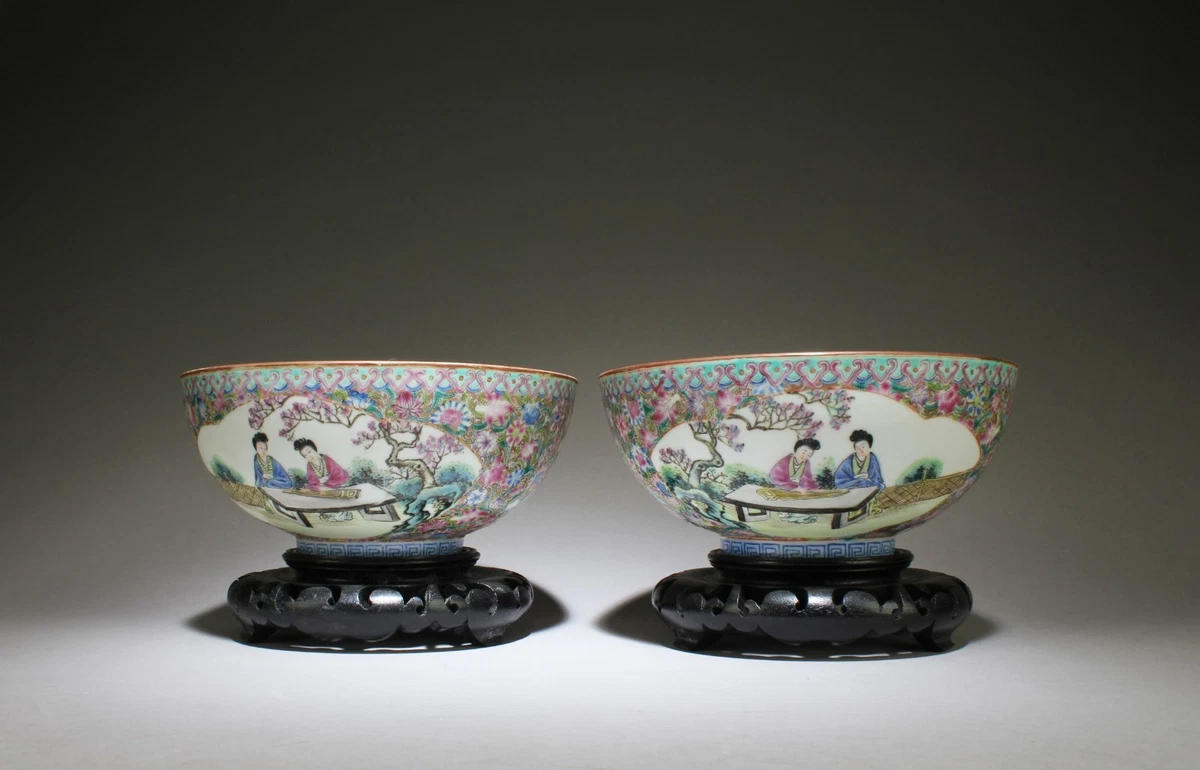 乾隆标记切入中国古董碗| eBay