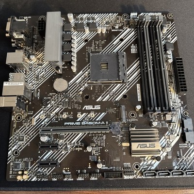 ASUS PRIME B450M-A II AMD B450 SOCKET AM4 DDR4 HDMI DVI-D VGA MOTHERBOARD NO I/O