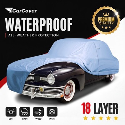 Nash Ambassador 4-Door 1933-1948 Custom Fit Waterproof Car Cover 18 Layer