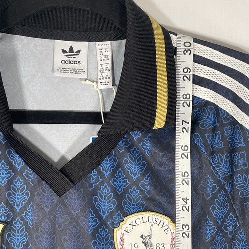 adidas Women’s Retro Sport Cricket-Inspired LS Jersey Night Indigo Size XS New - Picture 13 of 13