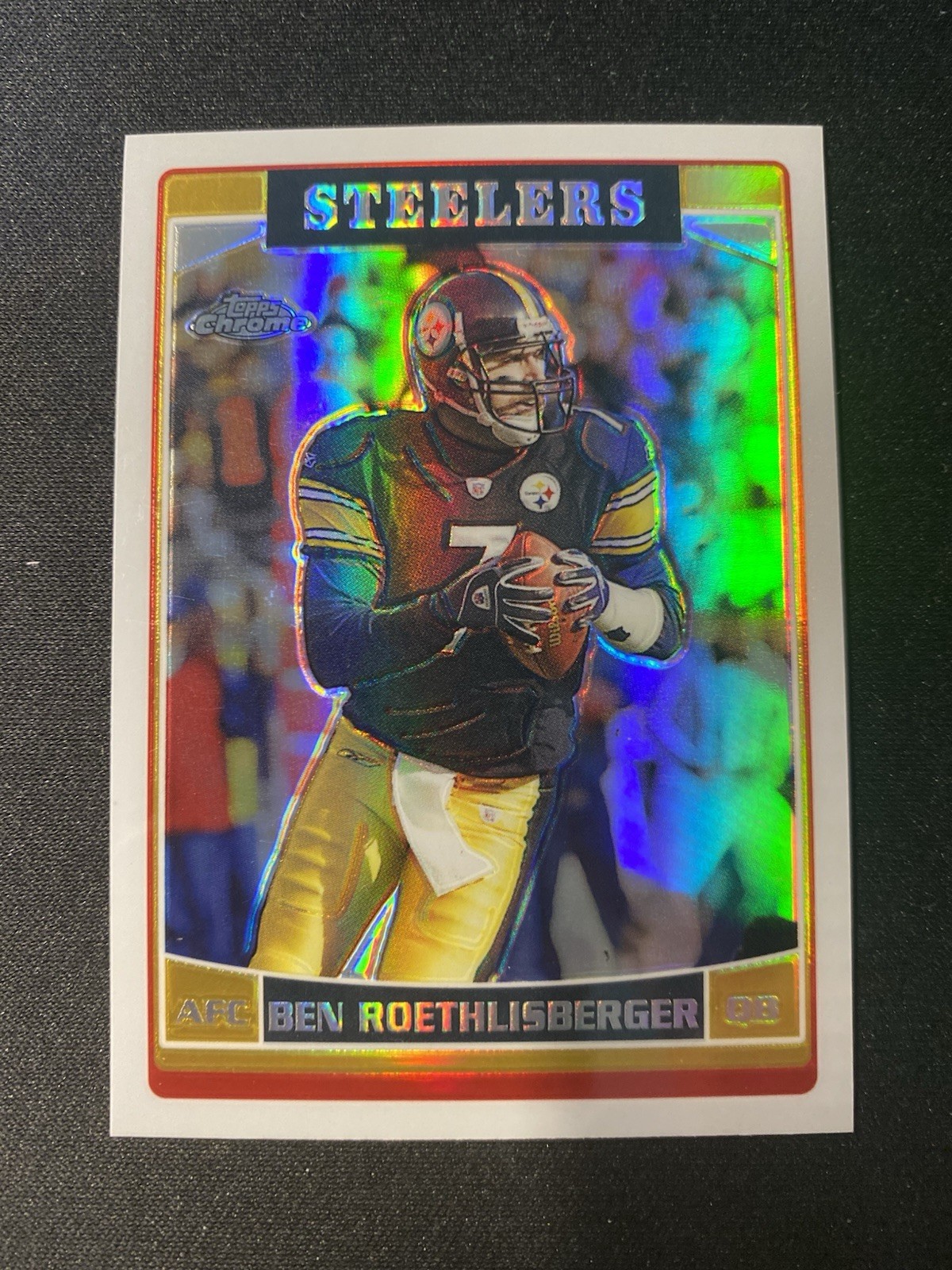 2006 Topps Chrome Ben Roethlisberger #84 Refractor Pittsburgh Steelers