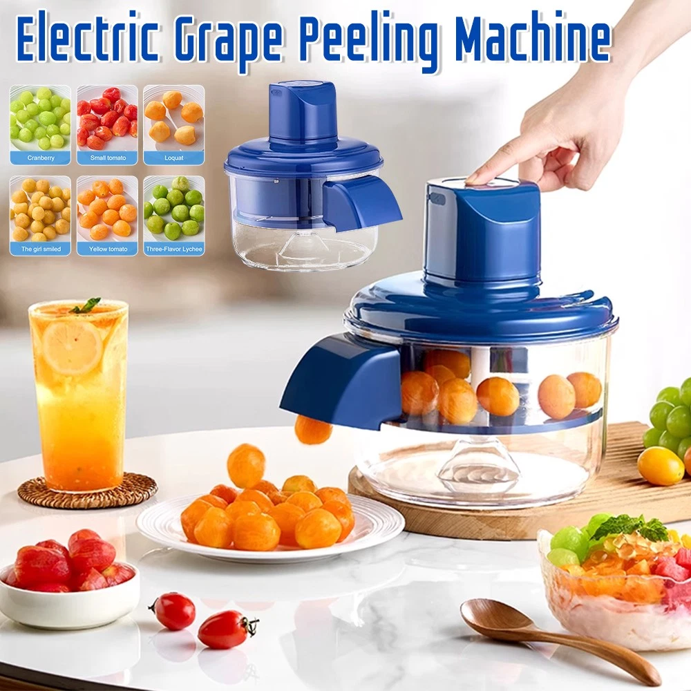 Automatic Electric Grape Peeler Electric Rechargeable Fruit Peeling Machine Hand