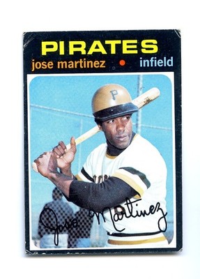 1971 Topps #712 Jose Martinez Pirates POOR